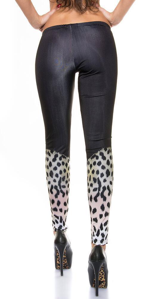 KouCla - Κολάν - Tiger Collant LE19214-Black - E-string.gr
