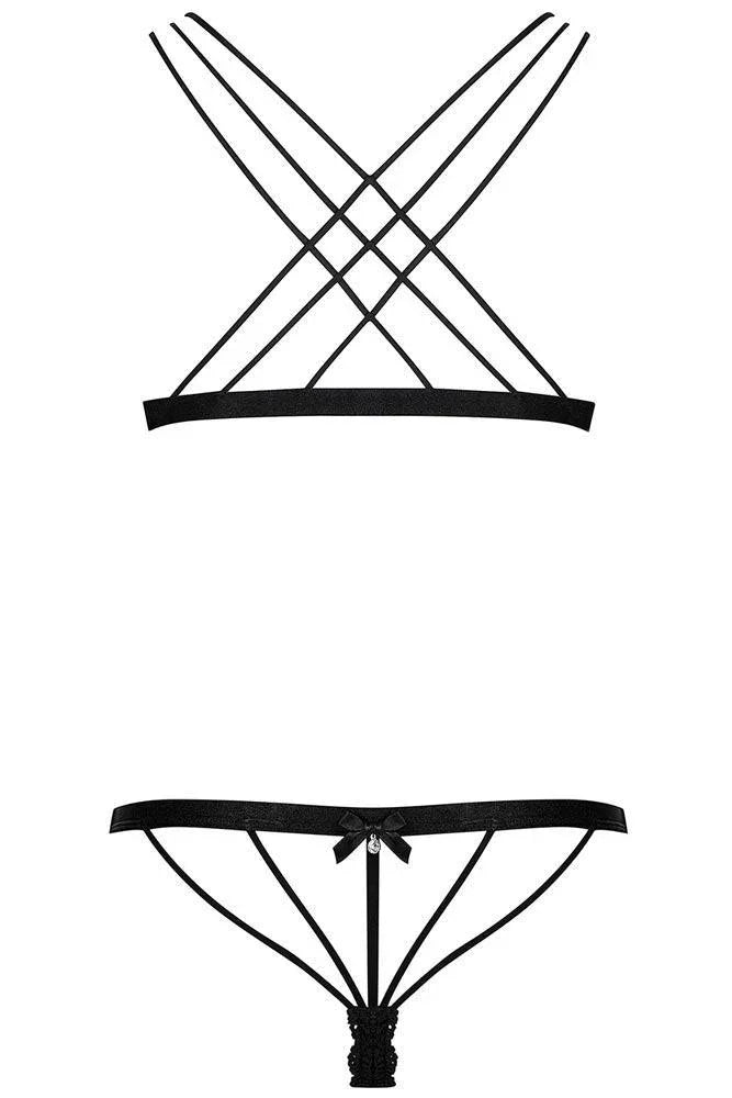 Obsessive - Γυναικείο σετ εσωρούχων - Obsessive 854- set 2 pcs OB8174 - E-string.gr