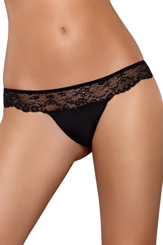 Obsessive - Γυναικείο Εσώρουχο - Obsessive Charmea thong black OB1717 - E-string.gr