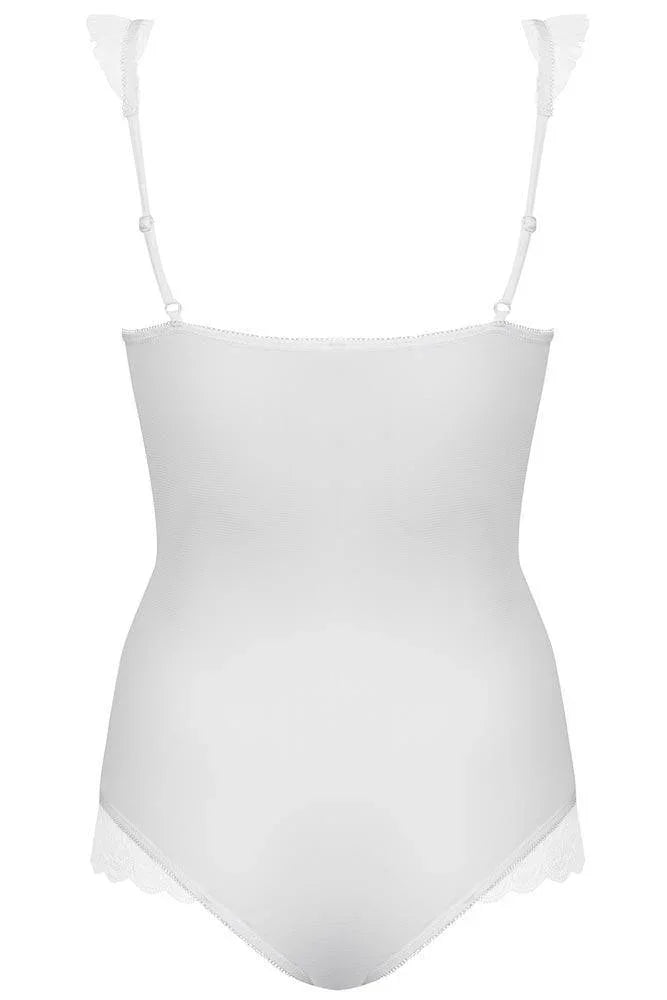 Obsessive - Γυναικείο κορμάκι - Julitta teddy White OB2059 - E-string.gr