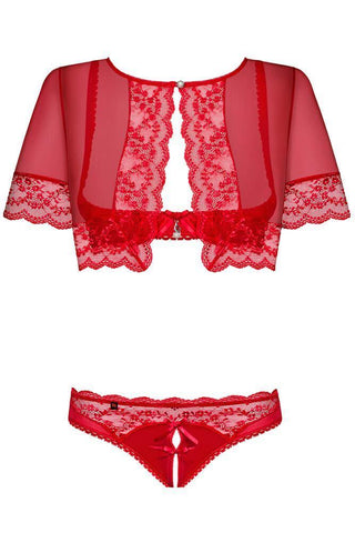 Obsessive - Γυναικείο σετ εσωρούχων - Obsessive Lovica 3 pcs Set OB3391 - E-string.gr