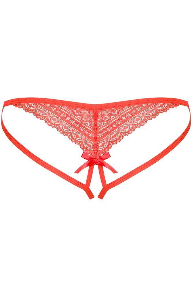 Obsessive - Γυναικείο Εσώρουχο - Obsessive Picantina thong Ντοματί OB7558 - E-string.gr