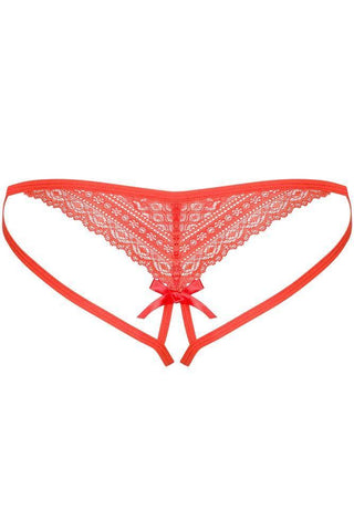Obsessive - Γυναικείο Εσώρουχο - Obsessive Picantina thong Ντοματί OB7558 - E-string.gr
