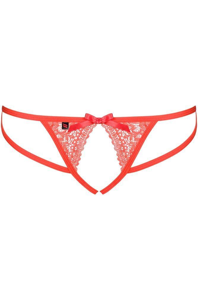 Obsessive - Γυναικείο Εσώρουχο - Obsessive Picantina thong Ντοματί OB7558 - E-string.gr
