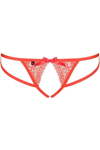 Obsessive - Γυναικείο Εσώρουχο - Obsessive Picantina thong Ντοματί OB7558 - E-string.gr