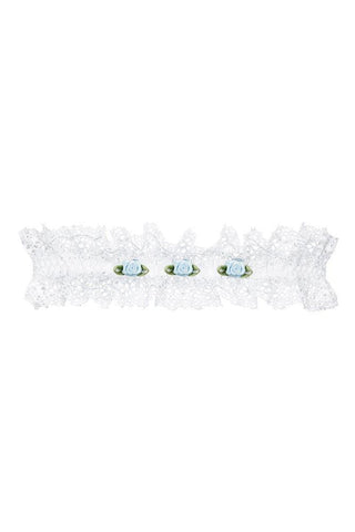 Obsessive - Καλτσοδέτα - Obsessive Swanita garter white OB0840 - E-string.gr