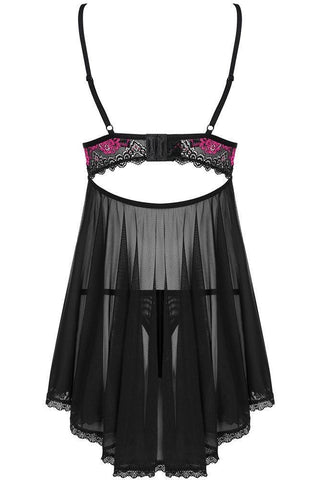 Obsessive - Γυναικείο Babydoll - Obsessive Tulia Μαύρο OB3048 - E-string.gr
