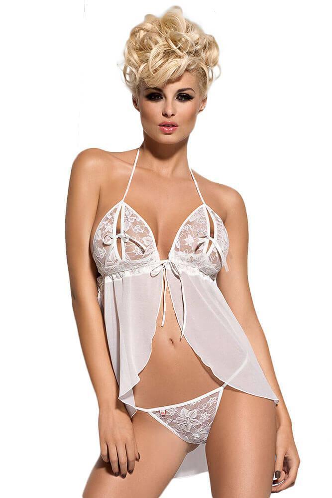 Obsessive - Γυναικείο Babydoll - OBSESSIVE AMORESA BABYDOLL AND THONG OB7545 - E-string.gr