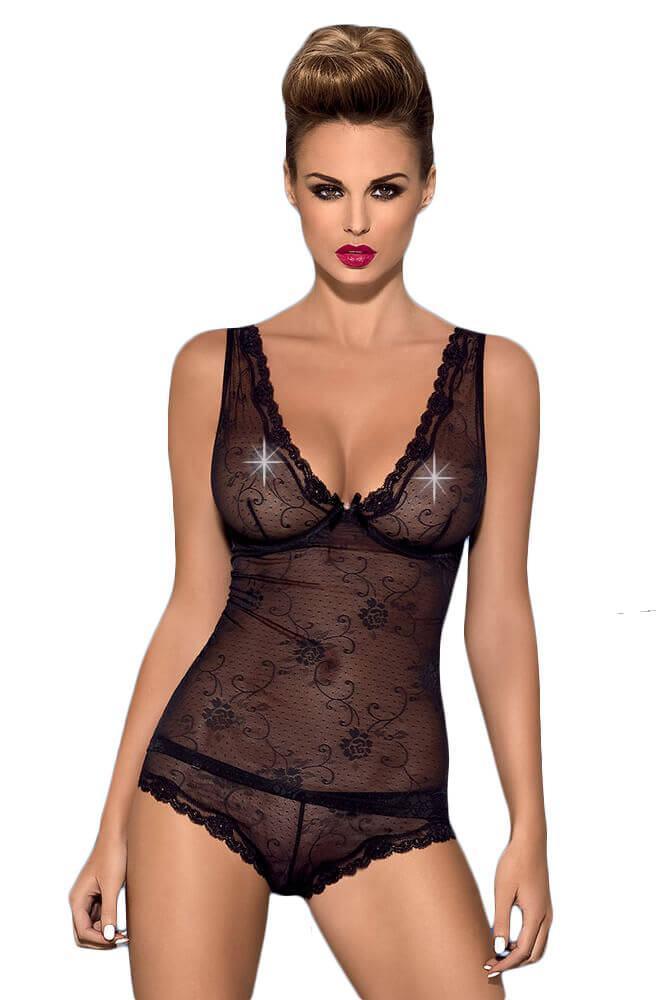 Obsessive - Γυναικείο σετ εσωρούχων - OBSESSIVE SET FIORENTA OB8428 - E-string.gr