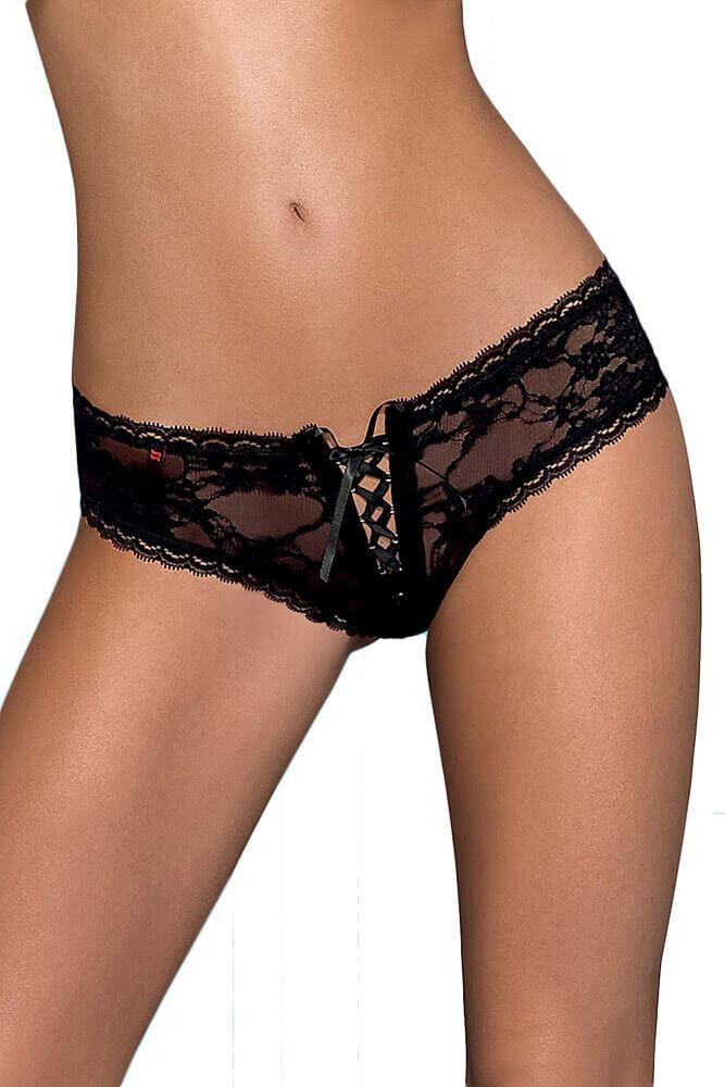 Obsessive - Γυναικείο εσώρουχο - OBSESSIVE HOTINA SHORTY Black OB6894 - E-string.gr