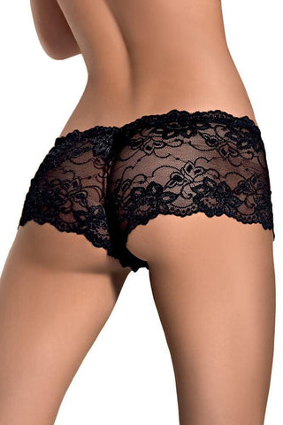 Obsessive - Γυναικείο μποξερ - Obsessive Idillia shorts black OB8988 - E-string.gr