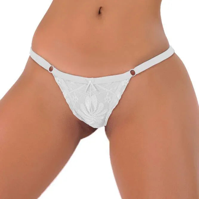 Sensualle Lingerie - Γυναικείο Εσώρουχο- Sensualle Tanga Proxima White SL0220-White - E-string.gr