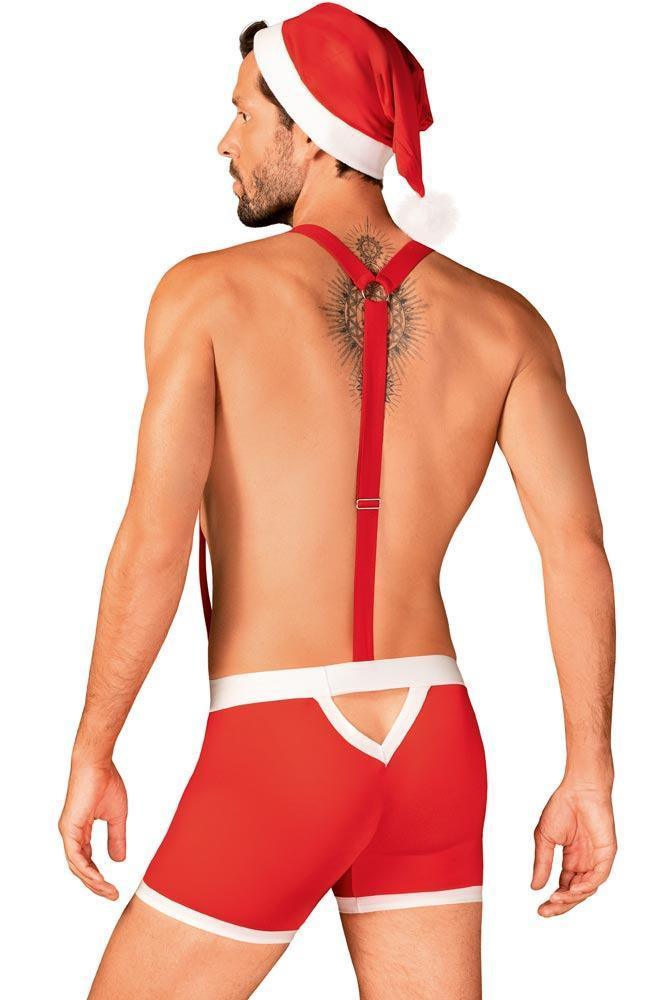 Obsessive - Ανδρική στολή - Obsessive Mr Claus κόκκινη OB3351 - E-string.gr