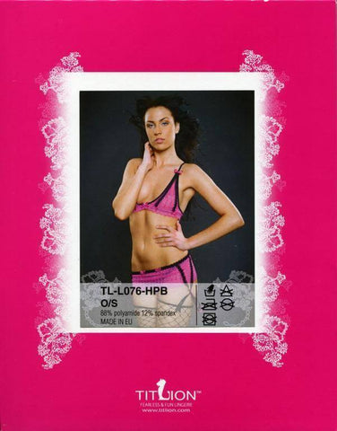 Fearless & Fun - Γυναικείο Εσώρουχο- Youthful Garter Set FLORENCE L076-HPB - E-string.gr