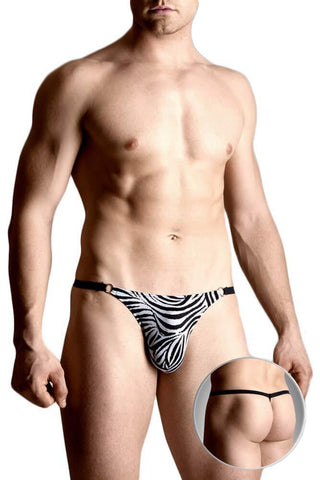 Softland - Ανδρικό εσώρουχο - ZEBRA THONG SFT4488-ZEBRA - E-string.gr