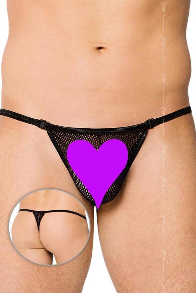Softland - Ανδρικό εσώρουχο - MICRO THONG BLACK SFT4434 - E-string.gr