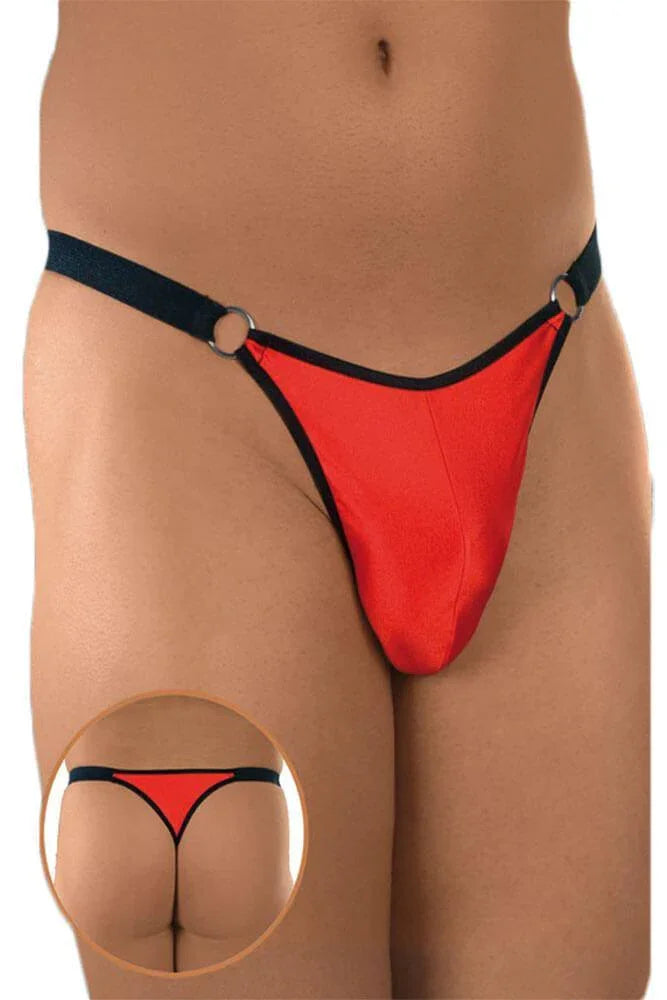Softland - Ανδρικό εσώρουχο - RED THONG SFT4425 - E-string.gr