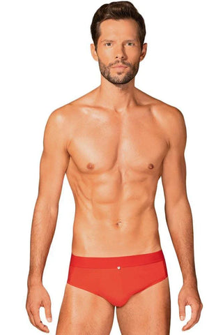 Obsessive - Ανδρικό εσώρουχο Slip - Obsessive Boldero Brief Κόκκινο OB8264 - E-string.gr