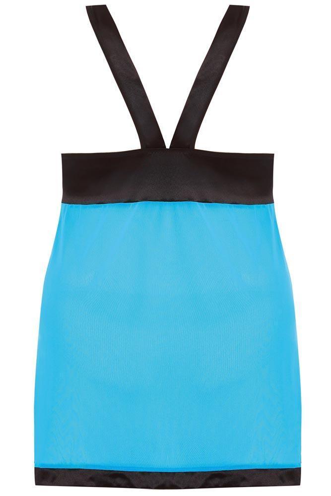 Anais - PLUS SIZE Babydoll - AS Liessa chemise Γαλάζιο AS10026 - E-string.gr
