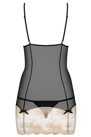 Obsessive - Γυναικείο Babydoll - OBSESSIVE BISQUELLA CHEMISE AND THONG OB9788 - E-string.gr