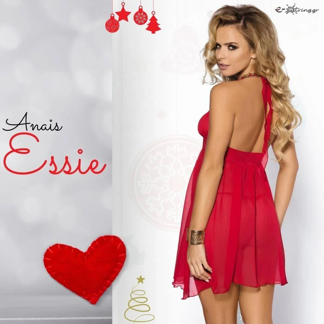 Anais - Γυναικείο Babydoll - Anais Essie Κόκκινο AS-Essie - E-string.gr