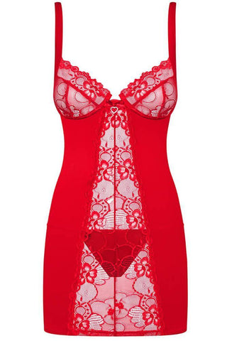 Obsessive - Γυναικείο Babydoll - Obsessive Heartina Chemise OB2431 - E-string.gr