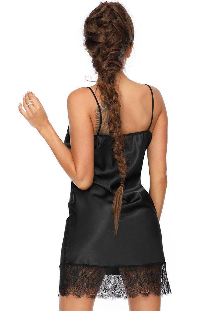 Excellent Beauty - Γυναικείο Babydoll - Excellent Beauty Μαύρο U-825 - E-string.gr