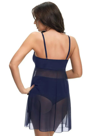 Gorsenia - Γυναικείο Babydoll - Gorsenia Paradise Μπλε K-499-Blue - E-string.gr