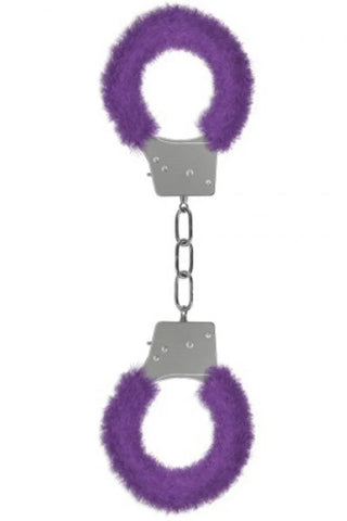 Ouch! - Χειροπέδες - Furry Biginners Handcuffs Μωβ S4F03029 - E-string.gr