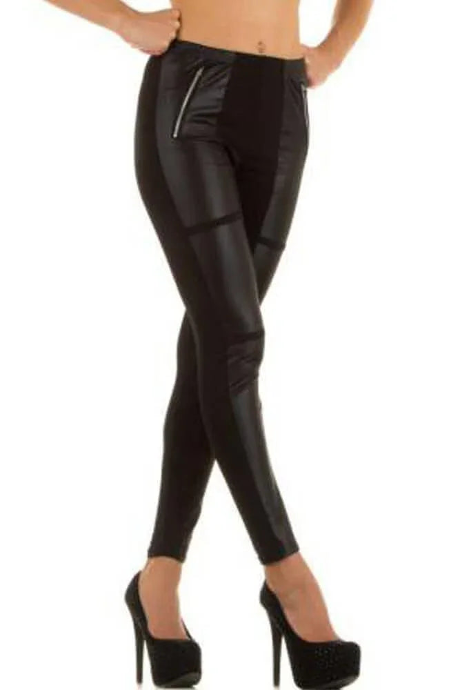 KouCla - Κολάν - Sexy leggings black BF93634 - E-string.gr