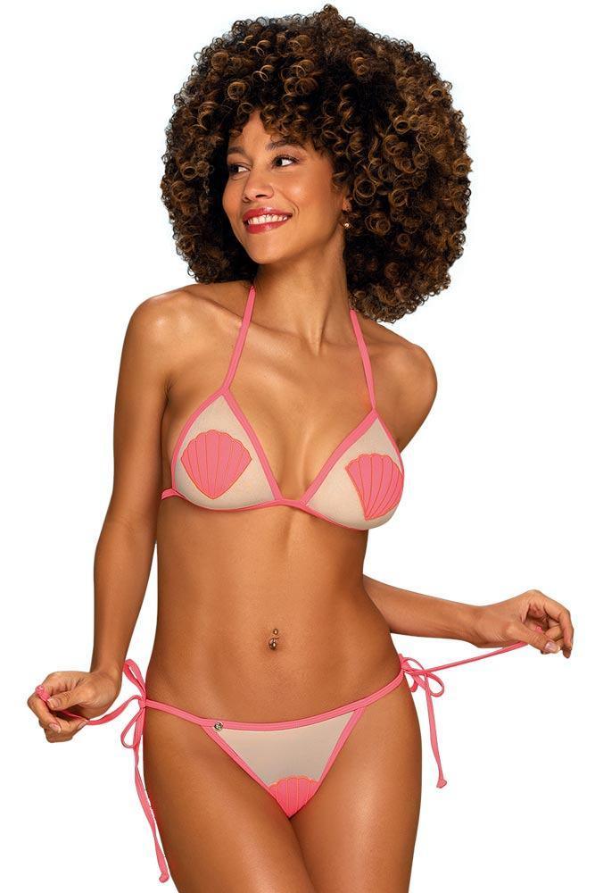 Obsessive - Γυναικείο Μαγιό - Μπικίνι Obsessive Playa del Amor Κοραλί OB6193 - E-string.gr