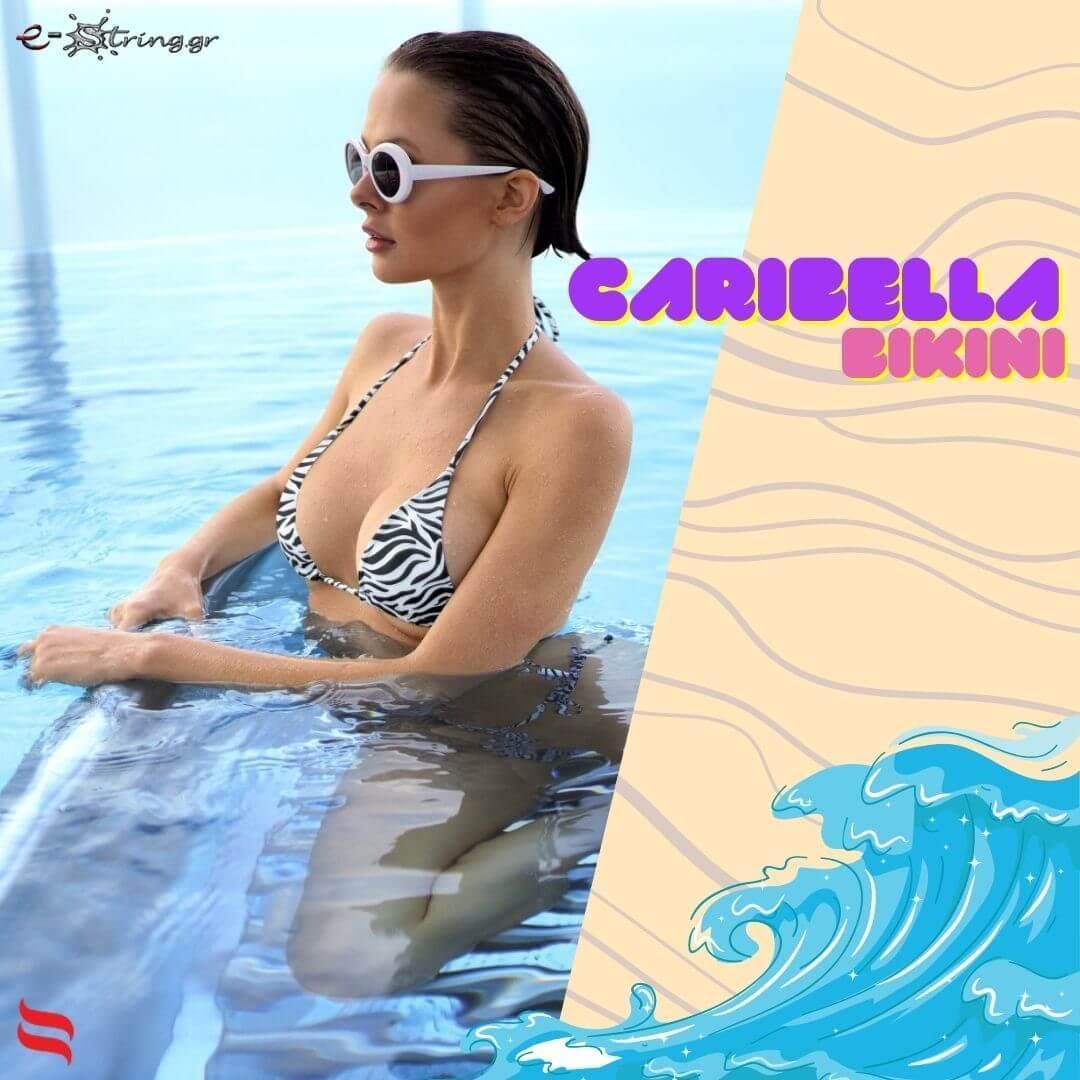 Obsessive - Γυναικείο Μαγιό - Set Μπικίνι Obsessive Carribella Μαύρο Λευκό OB0725 - E-string.gr