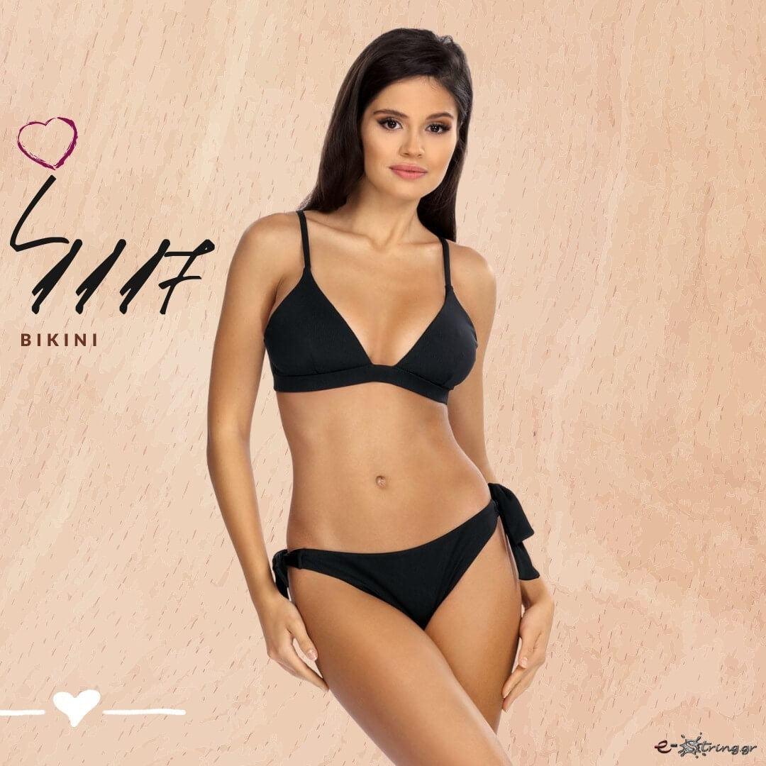 Lorin - Γυναικείο Μαγιό - Μπικίνι Lorin Μαύρο L-1117 - E-string.gr