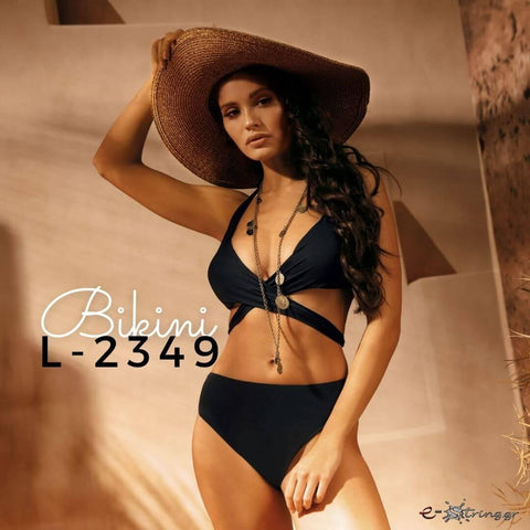 Lorin - Γυναικείο Μαγιό - Μπικίνι Lorin Μαύρο L-2349 - E-string.gr