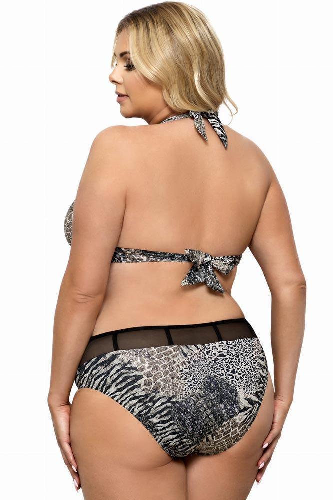 Lorin - Γυναικείο Μαγιό - Set Μπικίνι Lorin Λεοπαρ L-1109 - E-string.gr