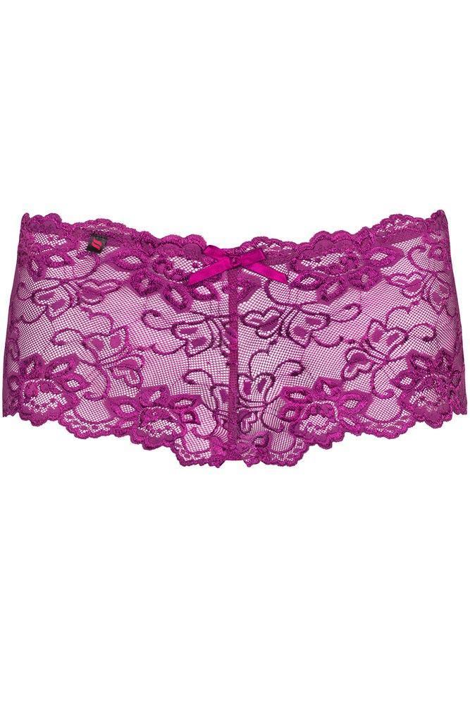 Obsessive - Γυναικείο εσώρουχο - Obsessive Idillia shorties purple Μωβ OB7398 - E-string.gr