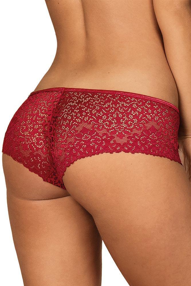 Obsessive - Γυναικείο Μπόξερ - Obsessive Lividia shorties Μπορντό OB4526 - E-string.gr
