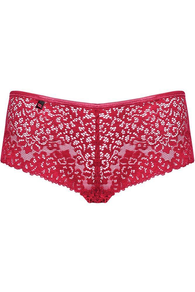 Obsessive - Γυναικείο Μπόξερ - Obsessive Lividia shorties Μπορντό OB4526 - E-string.gr