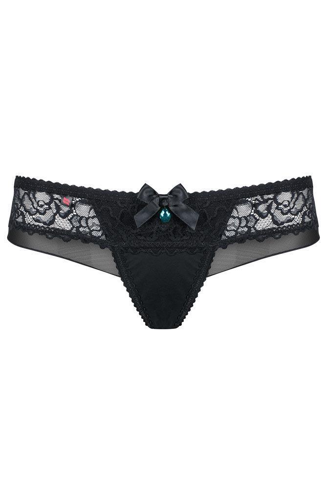 Obsessive - Γυναικείο εσώρουχο - Obsessive 867 Panties Μαύρο OB0283 - E-string.gr