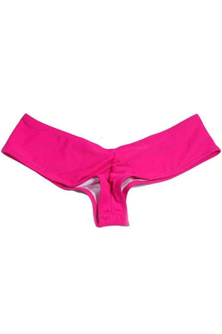 Beauty Lingerie - Γυναικείο Brazil Μαγιό - Brazilian Bottom Ροζ MY-2008 - E-string.gr