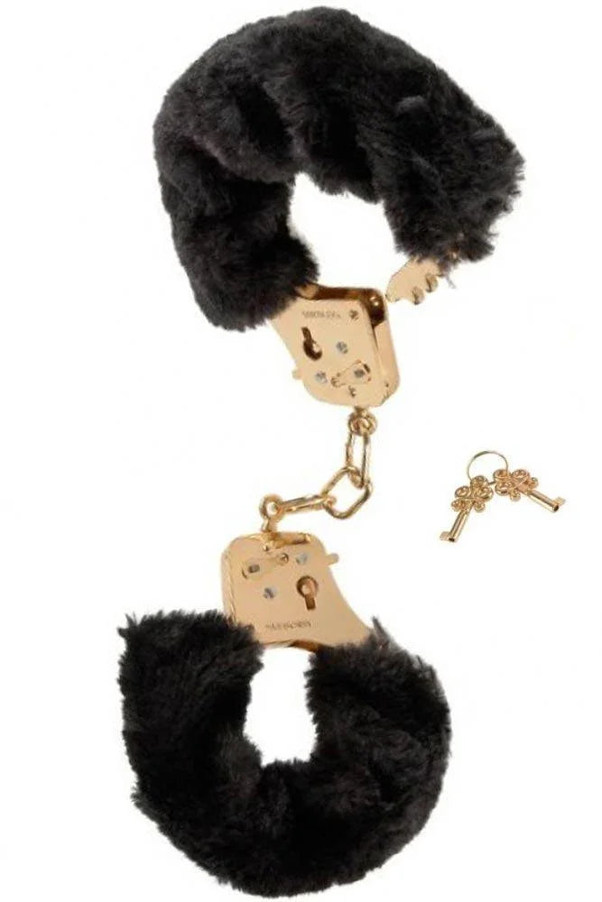 Fetish Fantasy Series - Χειροπέδες - Delux Furry Cuffs Fetish Fantasy Gold S4F07989 - E-string.gr