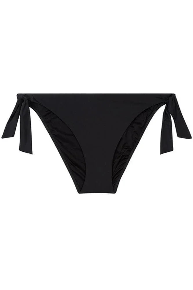 SLP - Γυναικείο Μαύρο Μαγιό - Δετό Nadia 11335 - E-string.gr