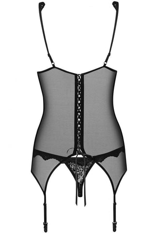 Obsessive - Γυναικείος κορσές - Obsessive Emperita corset and thong OB0957 - E-string.gr