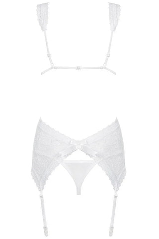 Obsessive - Γυναικείο σετ εσωρούχων- Obsessive Swanita corset and thong Set OB9884 - E-string.gr