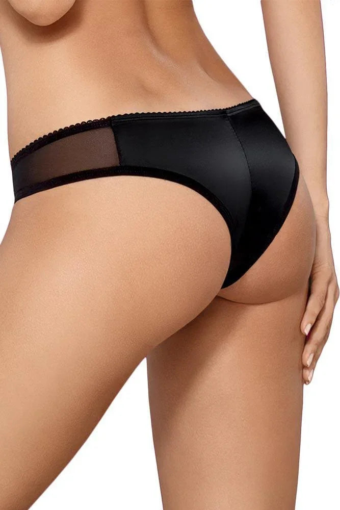 Obsessive - Μπραζιλ εσώρουχο - Obsessive 868 Panties Μαύρο OB9621 - E-string.gr