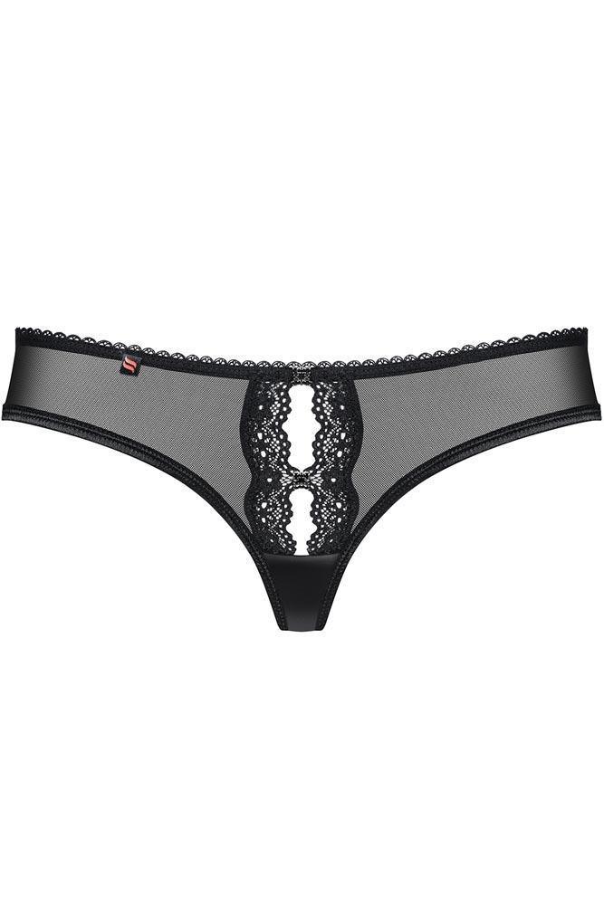 Obsessive - Μπραζιλ εσώρουχο - Obsessive 868 Panties Μαύρο OB9621 - E-string.gr