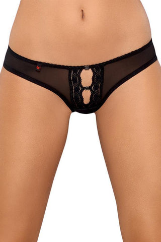 Obsessive - Μπραζιλ εσώρουχο - Obsessive 868 Panties Μαύρο OB9621 - E-string.gr