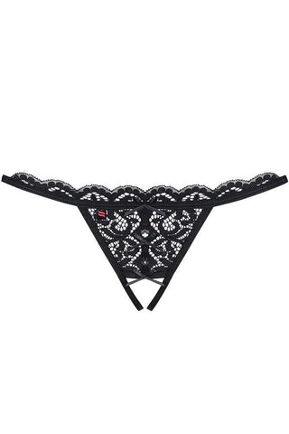 Obsessive - Εσώρουχο αυτοκινήτου - Obsessive crotchless thong 831 μαύρο OB7016 - E-string.gr