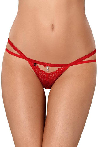 Obsessive - Κόκκινο Εσώρουχο - Obsessive 838 thong Κόκκινο OB6750 - E-string.gr