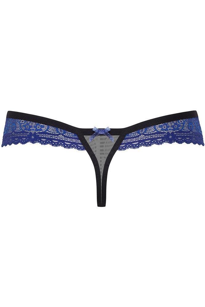 Obsessive - Γυναικείο εσώρουχο - Obsessive 850 thong Μπλε OB7566 - E-string.gr